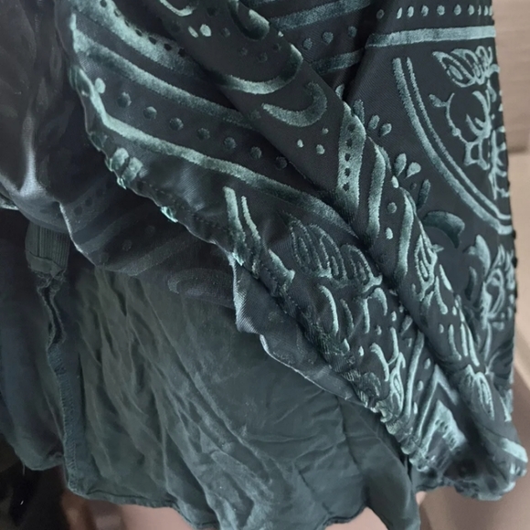 Lexi Velvet Floral Print Cowl Neck Mini Party Dress Adjustable Straps - Picture 9 of 9